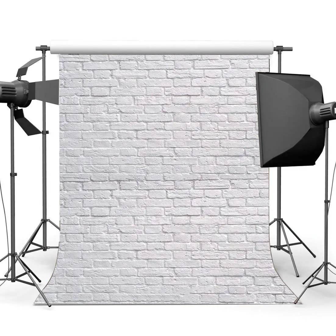 

White Brick Backdrop Weathered Wallpaper Photography Background Kids Adults Happy Birthday Wedding Party Decoration Wallpaper