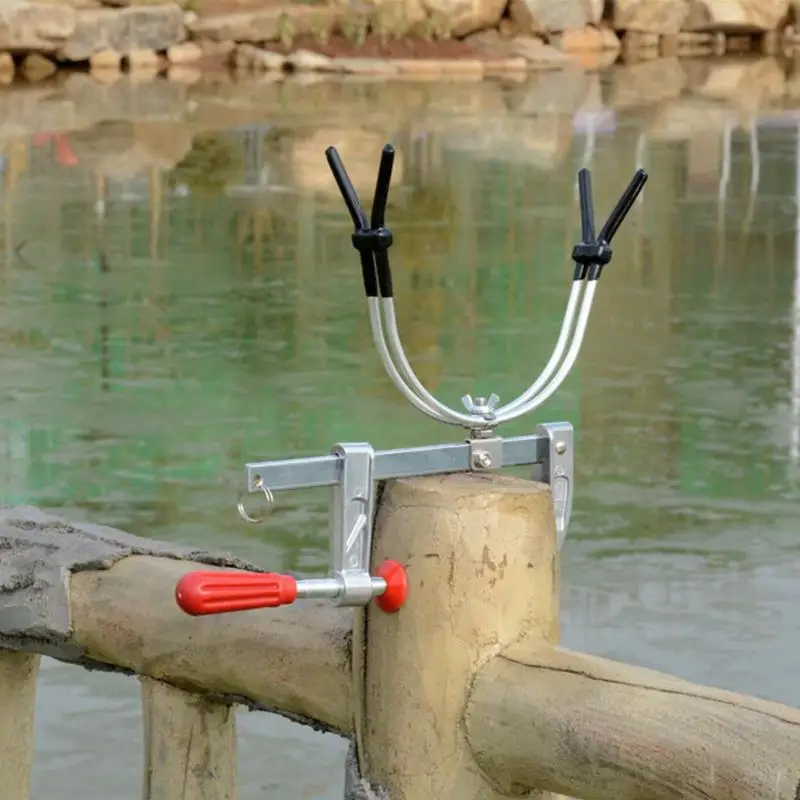 

Aluminium Alloy Raft Sea Boat Fishing Sea Boat Fishing Rod Rack Holder Bracket Support Pole Clamp Clip Stander Fishing Tackle