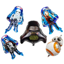 45*65 см аниме Звездные войны воздушные цифры фольгированный шарик, мультфильмы гелиевые надувные шары для дня рождения Детские игрушки для детей
