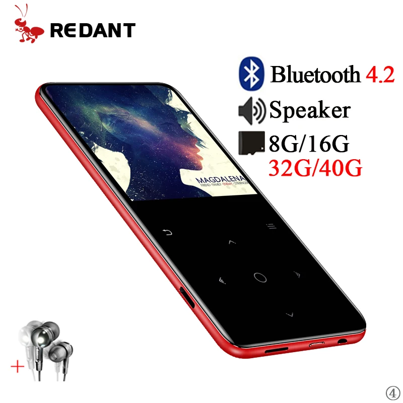 MP3 плеер bluetooth с динамиком музыкальный плеер mp3 bluetooth аудио мини flac mp 3 hifi плеер Электронная книга walkman наушники радио fm