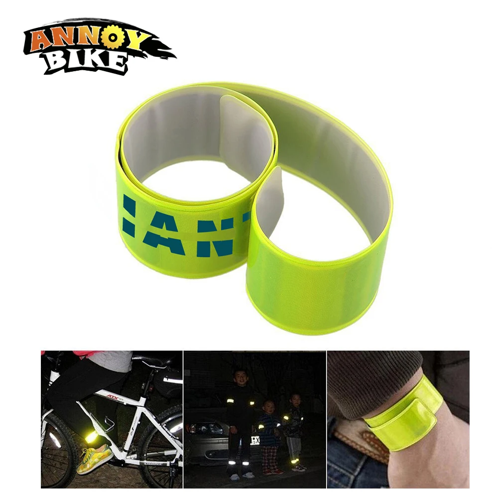 1 PC Running Fishing Cycling Reflective Strips Warning Safety Bicycle ...