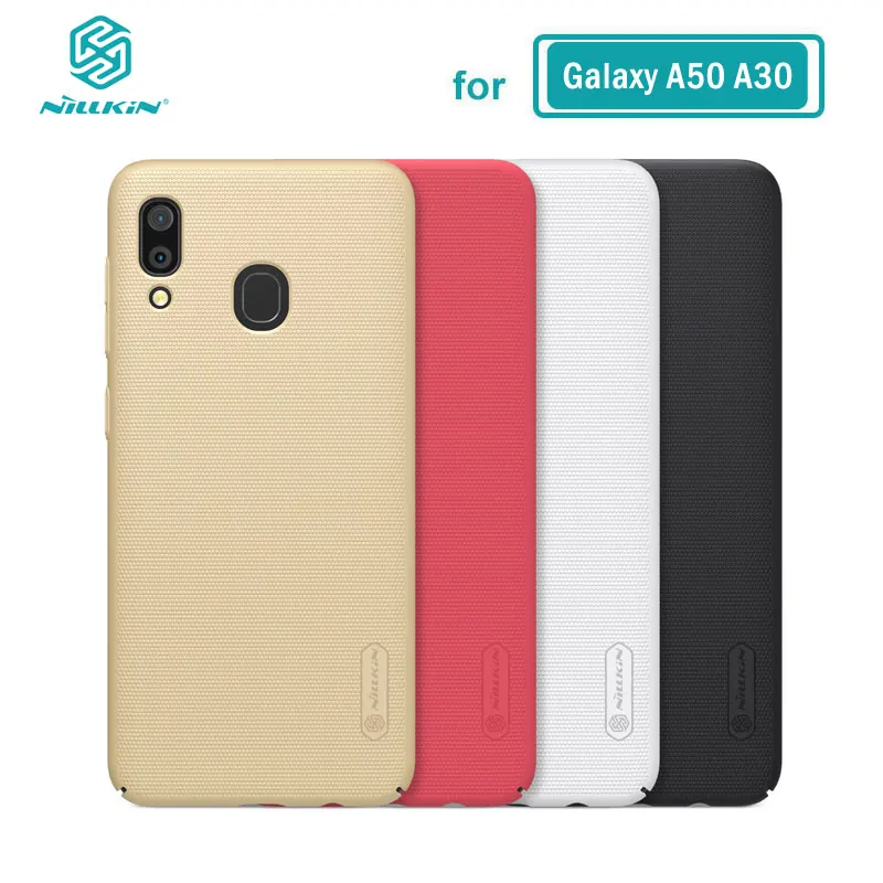 

Case for Samsung Galaxy A50 A10 A30 A40 A60 A70 Nillkin Frosted Shield PC Hard Back Casing Cover sFor Samsung A30 Case