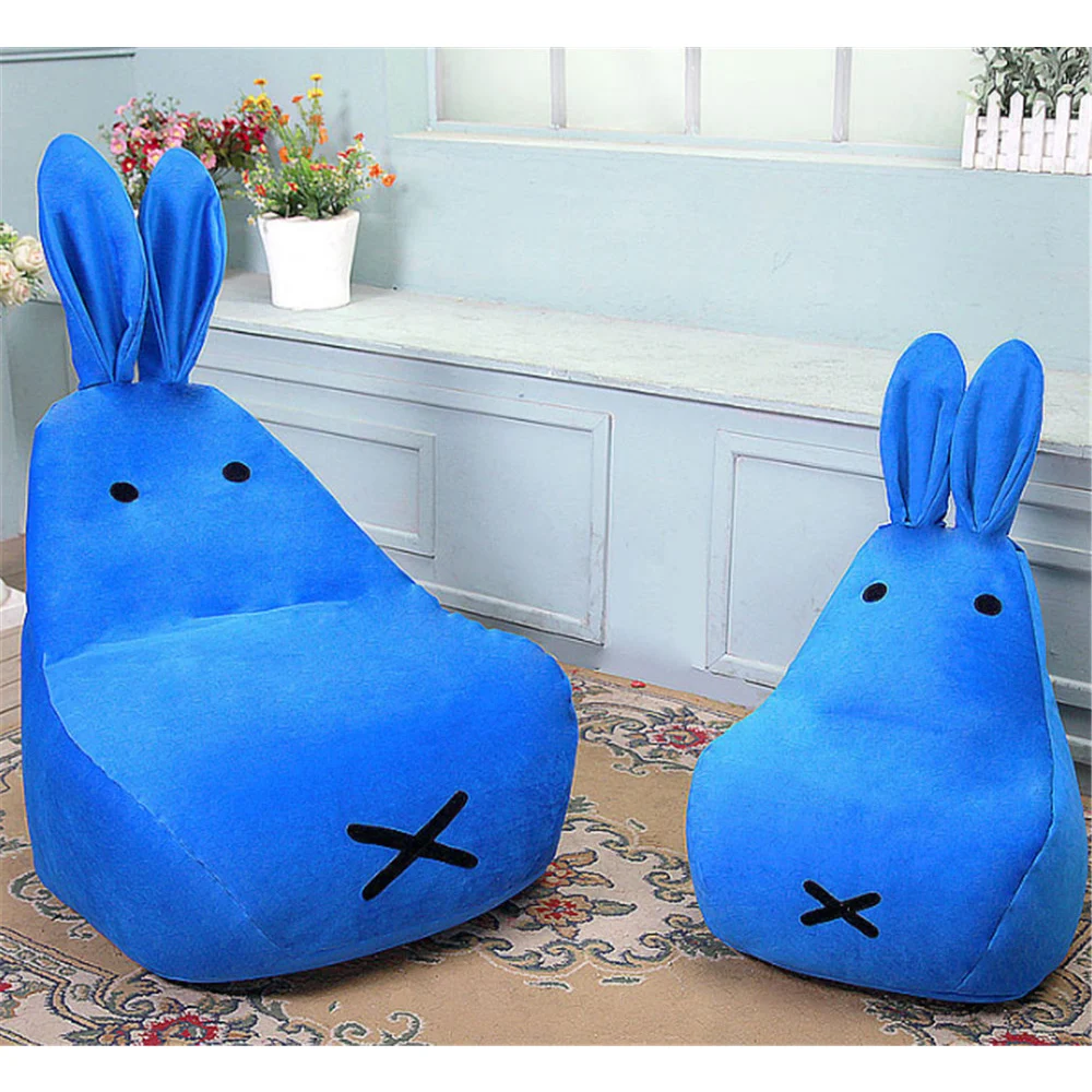 Fancytrader Lazy Rabbit BeanBag Toys for Children Particle Filling Cute Stuffed Bunny Kids Sofa Chair Doll 6 Colors 2 Sizes Fancytrader Lazy Rabbit BeanBag Toys for Children Particle Filling Cute Stuffed Bunny Kids Sofa Chair Doll 6 Colors 2 Sizes