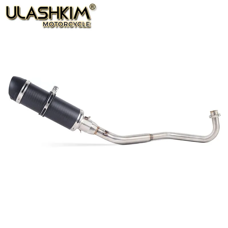 

MSX 125 Motorcycle Modified Exhaust Muffler Laser Marking stainless steel With DB Killer Connect Pipe FOR honda grom MSX125 M3