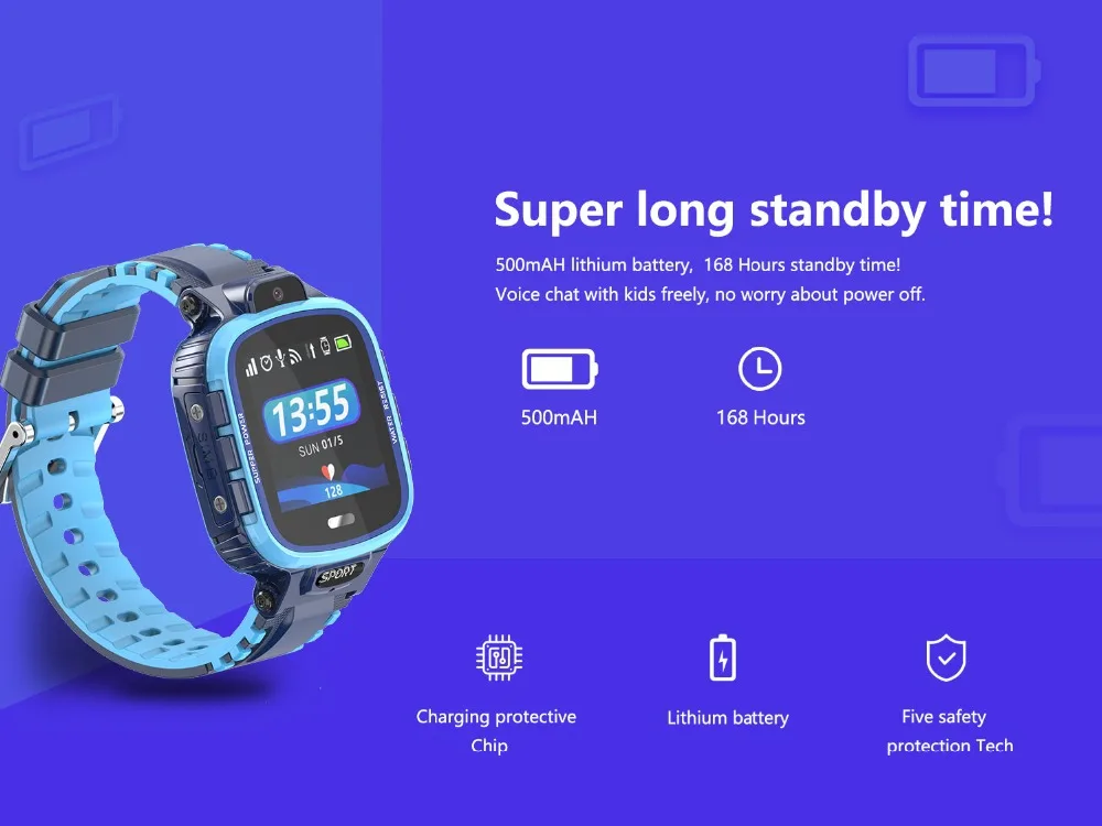 Greentiger TD26 умные детские часы IP67 водонепроницаемые gps wifi Детские трекер камера умные детские SOS мониторинг позиционирования часы