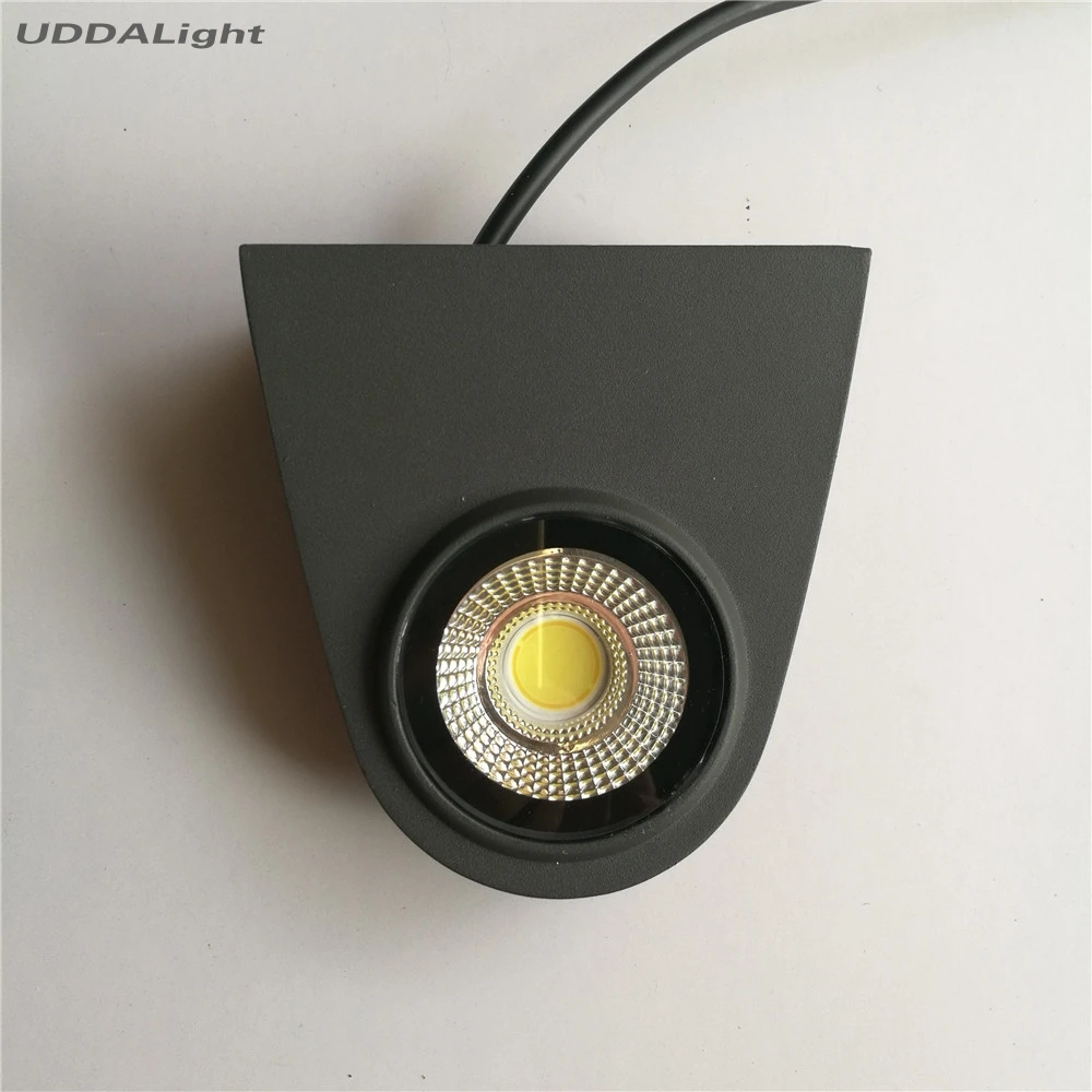 Наружное освещение 5 Вт черная/серая водная Горячая садовая лампа exterieur led|wall light