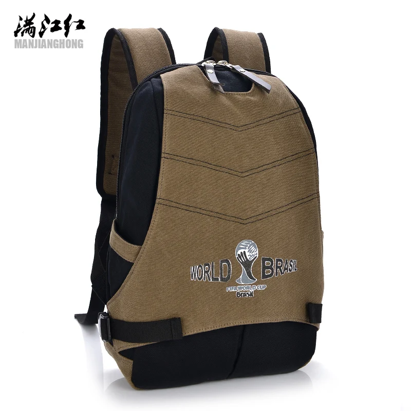 

Hot sale school bag boy backpack day pack for kids durable canvas laptop school backpack bag 1203