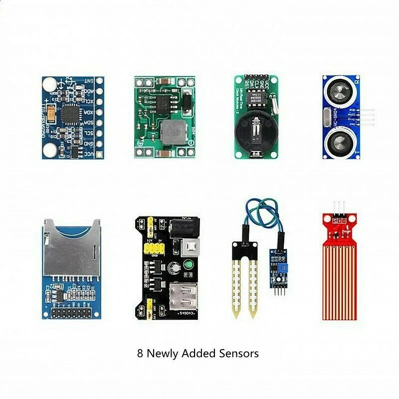 

45 In 1 Sensor Module Set With Tutorials For Arduino Raspberry Pi Robot Kids DIY Part Kits