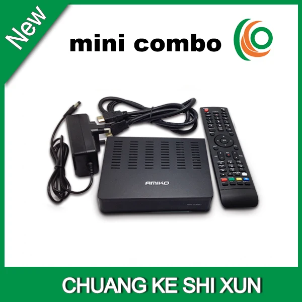  Best HD decoder amiko mini hd combo DVB S2 & DVB T2 &C COMBO box for Europe 