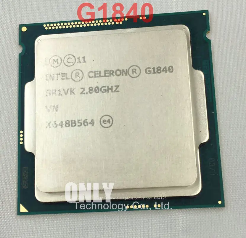 Intel Celeron процессоре G1840(2 м Кэш, 2,80 ГГц) LGA1150 двухъядерный работает должным образом настольный процессор