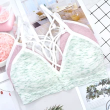 Бюстгальтер для йоги, топы для бега, спортзала, фитнеса, спортивный бюстгальтер, топ, хлопковая Спортивная одежда для женщин, одежда для йоги, без косточек, тянущийся спортивный топ, бюстгальтер