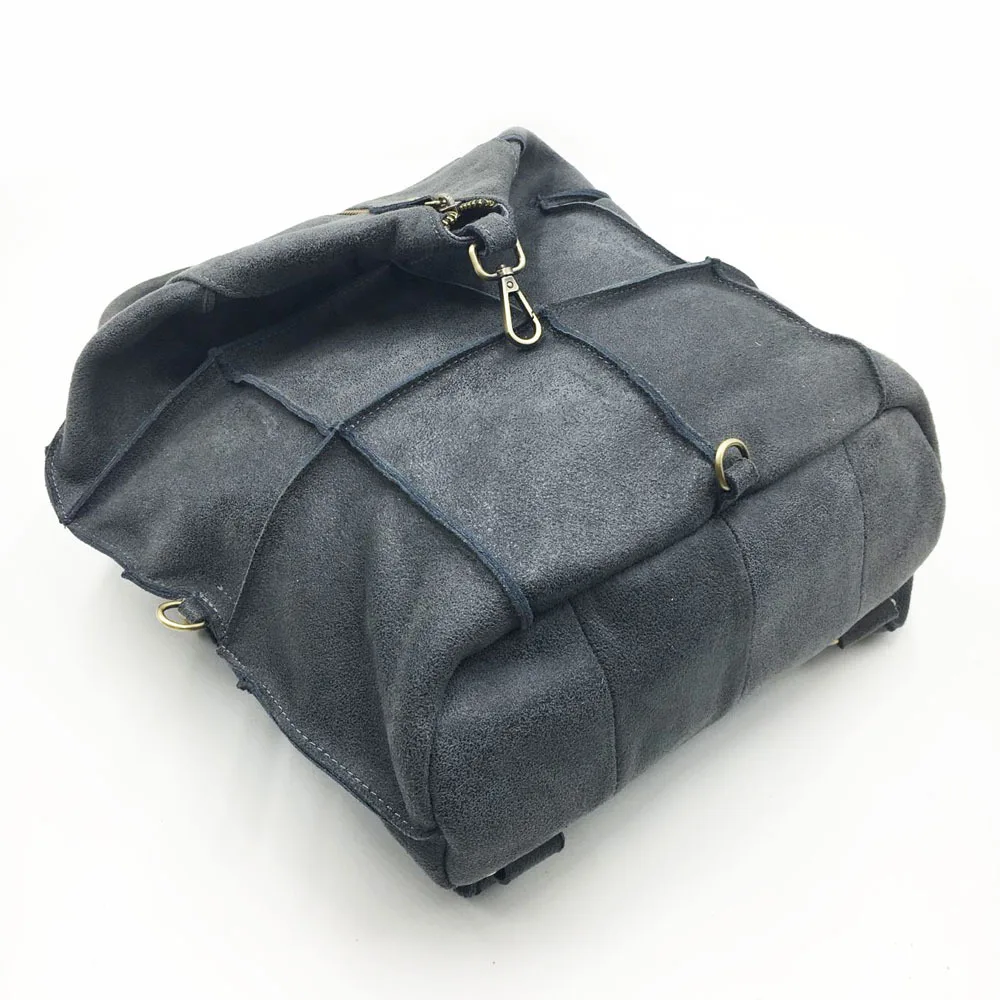 AETOO брендовый рюкзак из натуральной кожи, женский рюкзак для путешествий, пэчворк, первый слой кожи, винтажная сумка на плечо