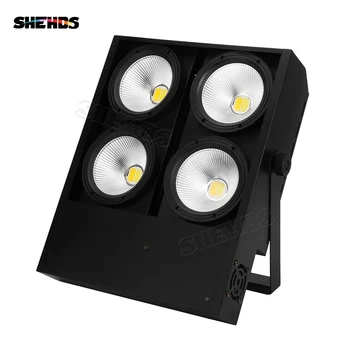 

DMX Dimmering 4x100W COB Blinder Light COB LED Lamp 4 Eyes Cool White/Warm White DMX Wash Light 400W 3 Kinds You Can Choose