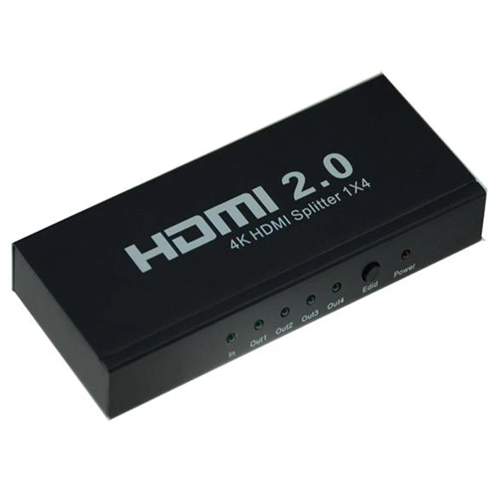 EMK HDMI 2 0 разветвитель 1x2 порта Divisor 1 в out Поддержка 3D Ultra HD 4K x 2K при 60Hz HDCP2.2 с