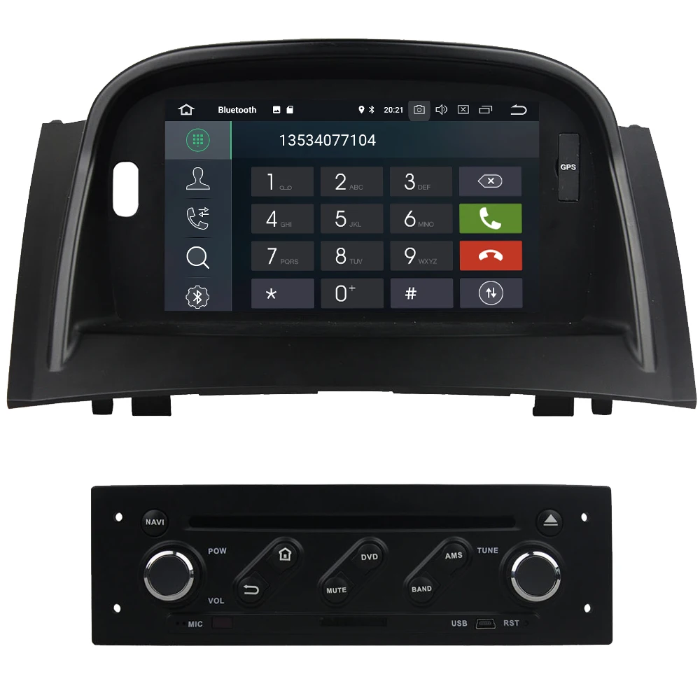 Best KLYDE Octa Core 4G Android 8.0 7.1 4GB RAM 32GB ROM Car DVD Player Radio GPS For Renault Megane II 2004 2005 2006 2007 2008 2009 1