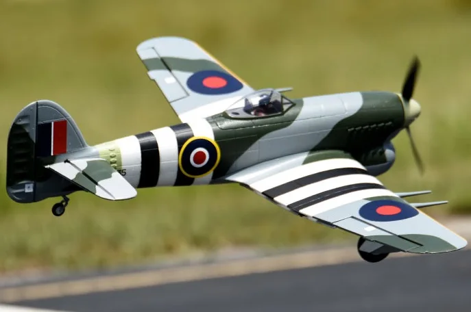 

FMS Model New 1100mm RC Warbird Hakwer Typhoon FMS086