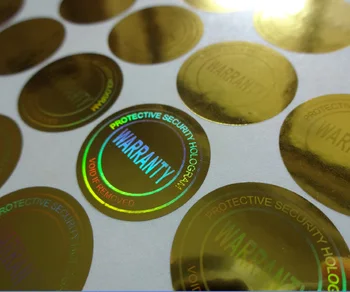 

diameter 2cm ,gold color ,one time use only ! versatile ! can be used everywhere , gold hologram sticker label,void if removed