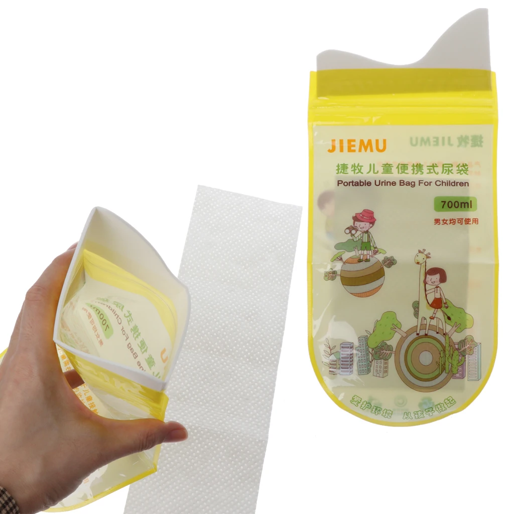

700ML Portable Urine Bag Emergency Toilet Disposable Car Urine Vomit Bags Unisex