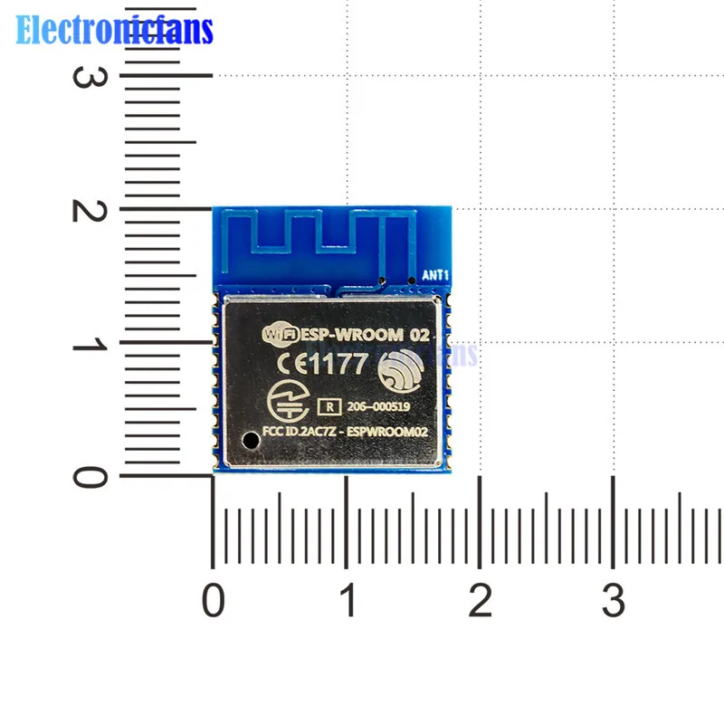 ESP8266 серийный wifi модель ESP-WROOM-02 2Mt байт удаленный приемопередатчик беспроводной модуль ESP WROOM 02 4 м 32 Мбит