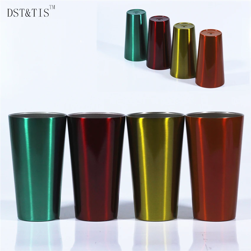 

DHT&TIS 18OZ(500ML) Double Stainless Steel Vacuum glass Water Bottle Beer Mug Large Capacity Cup Coffee Thermos Mugcan you swig