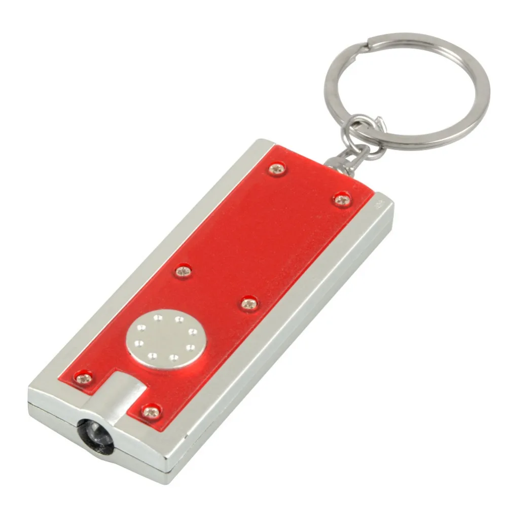 

1 Piece EDC Mini LED Key Ring Key Chain Light with 2 LR1130 Batteries Micro Super Bright Lighting Portable Outdoor Tools