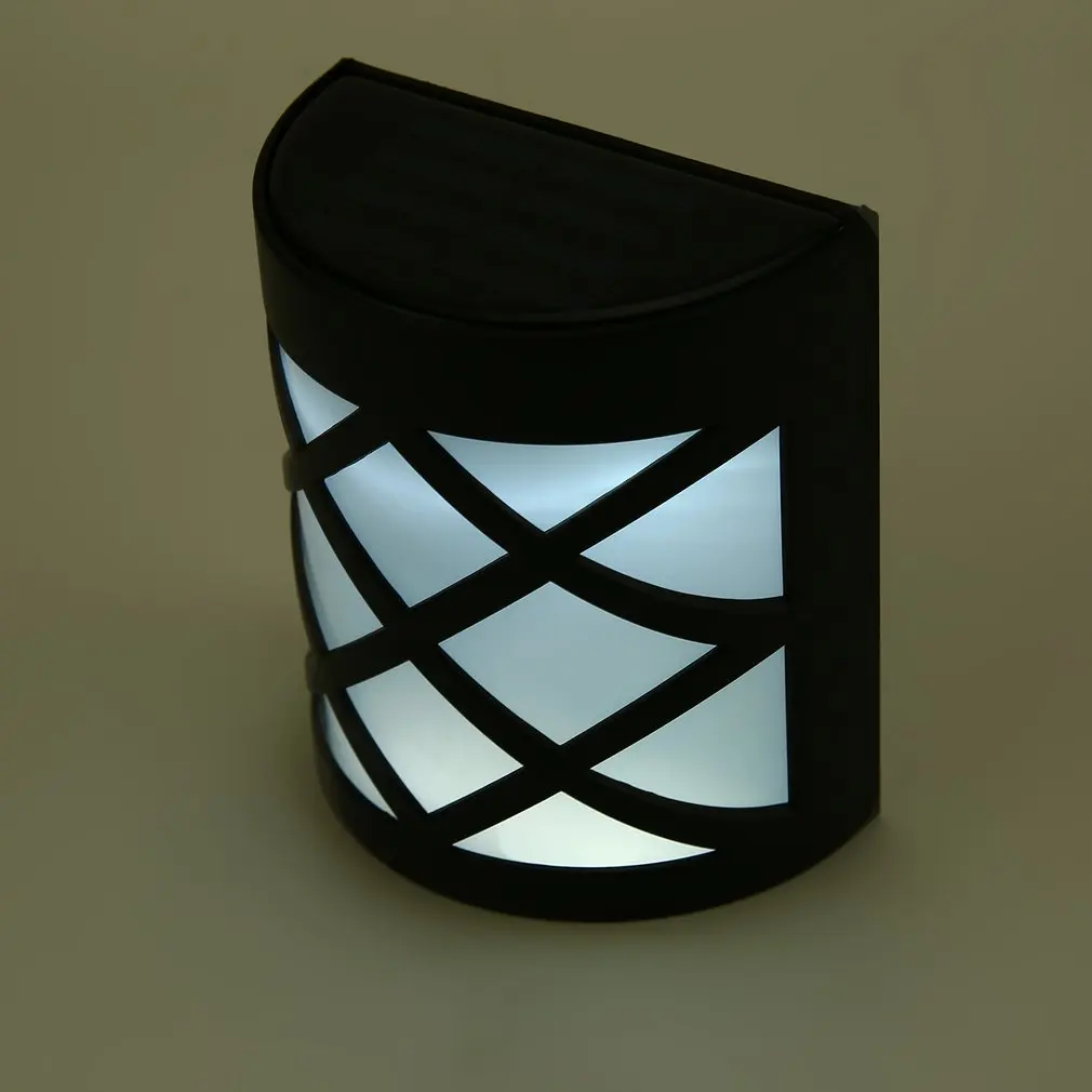 6 LED Solar Fence Light Outdoor Garden Powered wall Energy-saving Waterproof Semicircle Wall Lamp automatically | Освещение