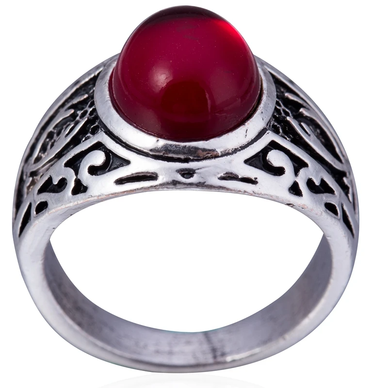 2027Day Delivery++ Size 715 Red Stone ZULFIQAR Sword ring Middle