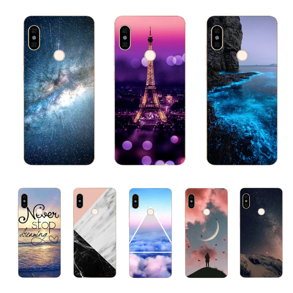 

Silicone Case For Xiaomi Redmi Note 5 Case 5.99' Print Landscape Cover Phone Cases for Xiomi Redmi note 5 note5 pro fundas Coque