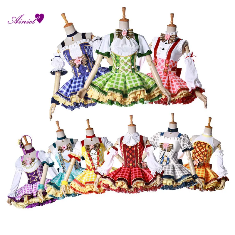 

Ainiel Lovelive Love Live! Bouquet Idolized All Members Cosplay Costume Custom Made Uniforms For Women and Girl