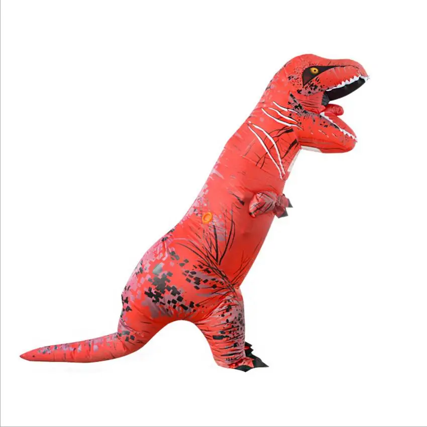 Adults Child Costume Inflatable Dinosaur Costumes Suit Air Fan Operated