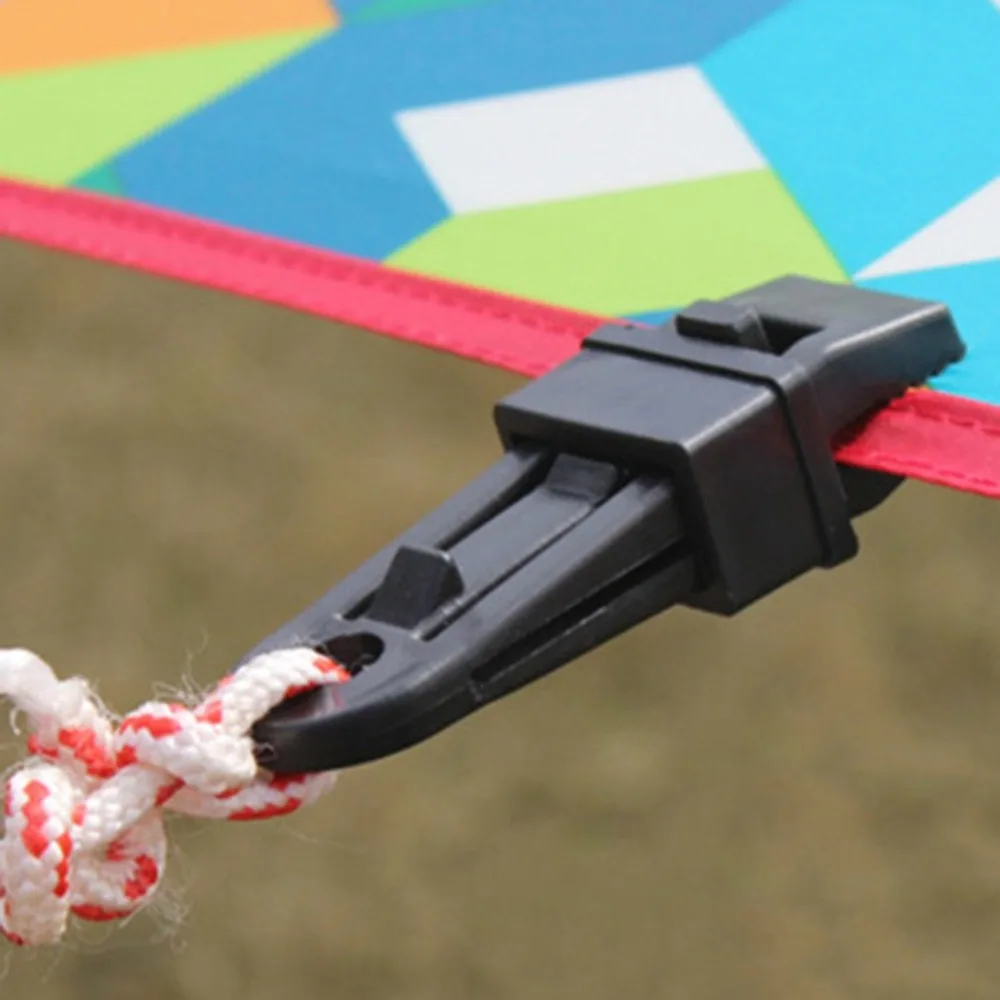 

1 pcs Tents Accessories Awning Wind Rope Clamp Awnings Plastic Clip Tent Pull Point Outdoor Camping Tent Alligator Clip Hook