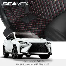 Для LHD Lexus RX AL20 2018 2017 2016 автомобильные коврики для автомобиля коврики на заказ Авто интерьерные кожаные ножки коврики аксессуары для автомобиля-Стайлинг