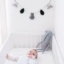 Скандинавские войлочные облака гирлянда Бантинг Баннер детская комната подвеска для детской стены декор Мода
