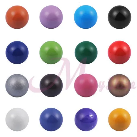 

16mm Bell 1PC Mix Colors Jingle Bell Soft Chime Baby Bola For Bell Cage Pendant Pregnant Jewelry Baby Caller Styles Mini Ball
