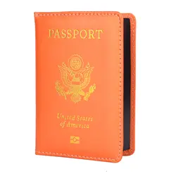 США Обложка для паспорта Для женщин розовый путешествия Обложка для паспорта Американский обложки для паспорта девочек чехол паспорт