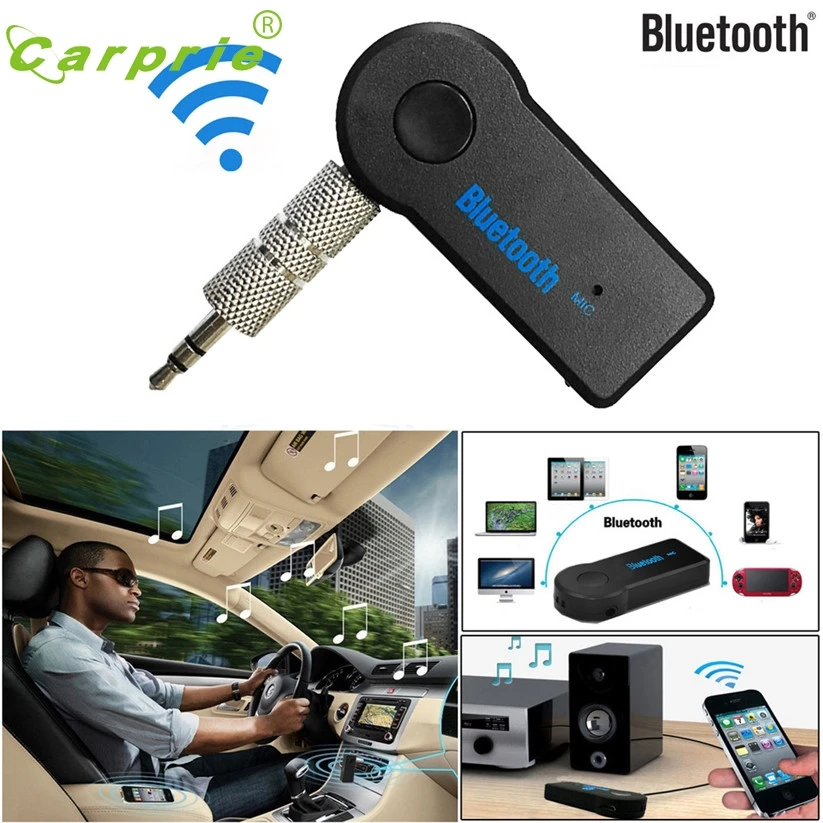 

Car-styling Carprie Wireless Bluetooth Car 3.5mm AUX Audio Stereo Music Home Car Receiver Adapter Mic td11 dropship