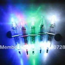 MR OCTOPUS5pcs светодиодный глубоководный подводный фонарик для рыбной ловли мини 12 СМ Цветной сбор фосфоресцирующий белый цвет