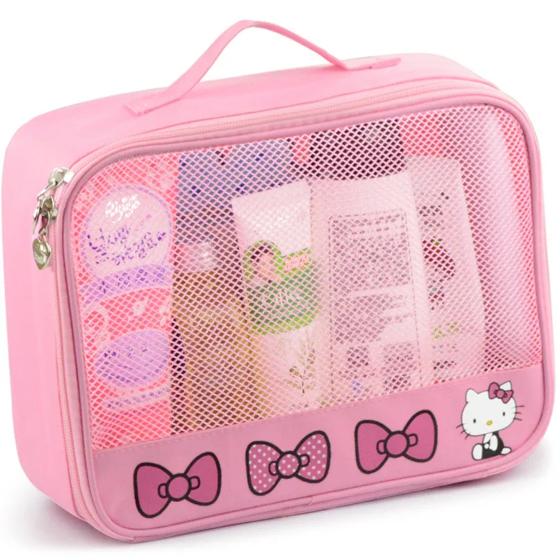 

New Hello kitty Bag Waterproof Bath Travel bag make up bag Case XW-1018