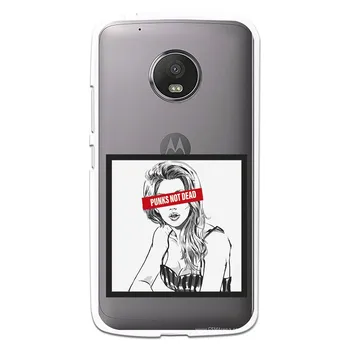 

Stand case costume drawing Punks Not Dead WP002 for Motorola Moto G5