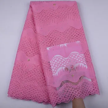 

Pink Milk Silk African Laces Fabric Embroidered Nigerian French Lace Fabric High Quality 2019 French Net Lace Fabric Y1504