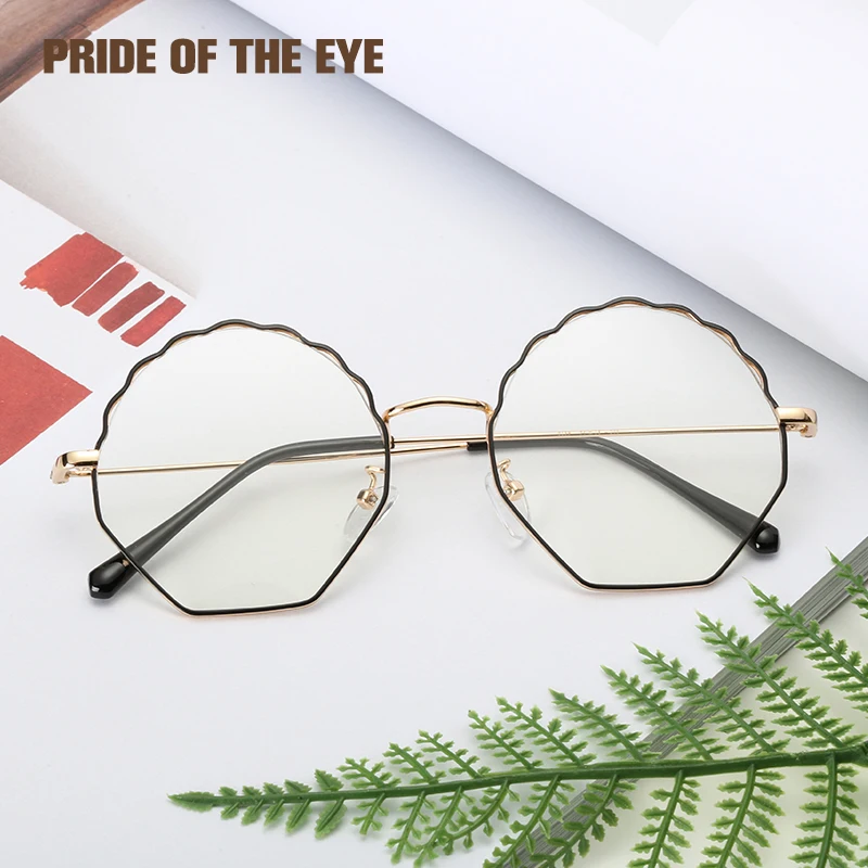 

Fashion Retro Shell Type Unique Glasses Blue Ray Radiation Blocking Spectacles Anti Blue Ray Glasses for Men Women Computer User