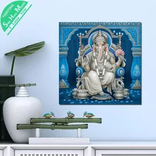 Лучший! 1 Шт. Синий Лорд Вишну Бог Вуд HD Печатные Холст Wall Art Плакаты и Принты Плакат Живопись Лучший!