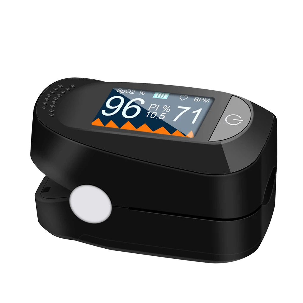 

Mini Portable Fingertip Pulse Oximeter OLED Blood Oxygen Saturation Meter Sleep Monitor Perfusion Index PI SPO2 PR Oximeter