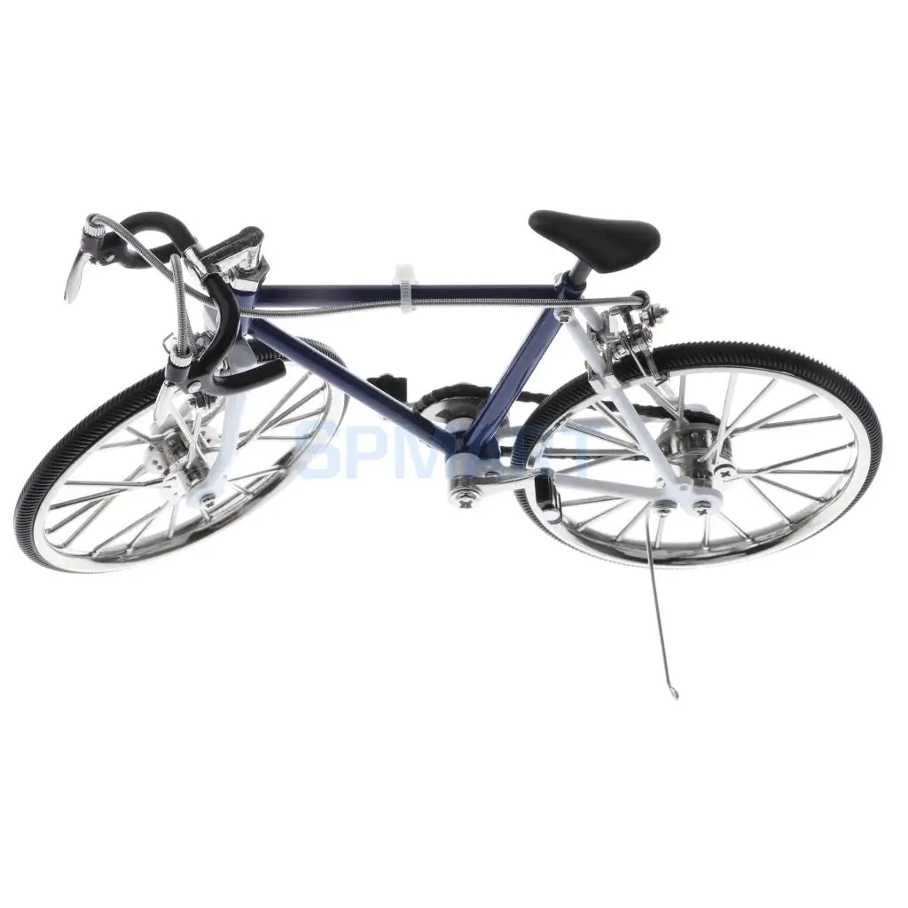 1:10 масштаб сплав литья под давлением гоночный велосипед Модель Реплика велосипед Велоспорт игрушка стол ремесло коллекция синий