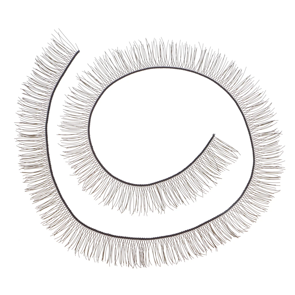 200Pcs Soft Plastic False Eyelashes Eyelash Strips for BJD Baby Dolls Eye Make up 200*8mm Various Colored