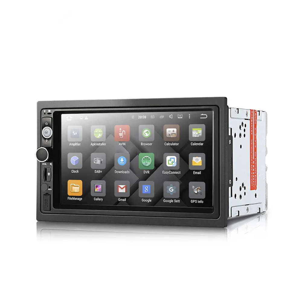 

DY7098 2Din Car DVD Mp5 Player Android 7.1 System HD TFT LCD Touch Screen Radio Wifi GPS Navigation Car Multimedia Player