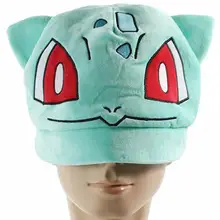 Милая модная шапка бульбазавра из мультфильма «Poke mon Monsters XY», плюшевая Мягкая Милая шапка для косплея
