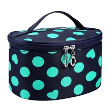Dot Series Portable Cosmetic Bag New Arrival Large Capacity Cosmetic Bag Korean Makeup Bag Neceser Maquillaje #7919