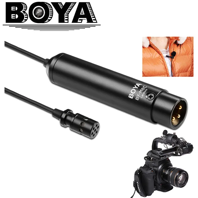 

BOYA Cardioid XLR Output Condenser Microphone BY-M8C for Canon Sony Panasonic Camcorders Zoom Audio Recorders