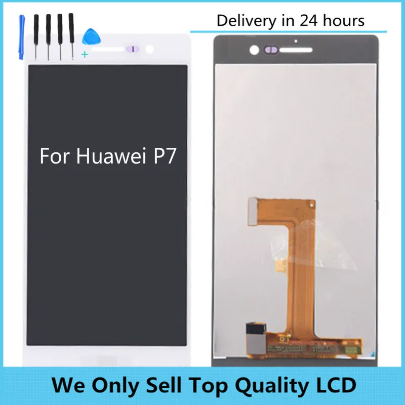 Подходит супер Amoled 5 0 дюймов для Huawei P7 ЖК сенсорный экран дигитайзер дисплей